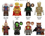 8 Pcs Super Heroes Guardians of the Galaxy Building Block Block Minifigure  - £18.34 GBP