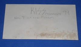 Kiss Confetti Vintage 1979 The Forum Concert Sealed In Envelope RARE - $241.61 MXN