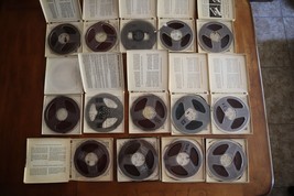 VTG Lot of 14 Reel To Reel Tapes Empty Reels All SCOTCH but in wrong boxes - £33.13 GBP