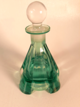Vintage Murano Footed Perfume Bottle, 7&quot; Tall, Label Intact - £21.39 GBP