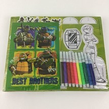 Teenage Mutant Ninja Turtles Best Brothers Activity Set Stickers Color 2... - £11.79 GBP