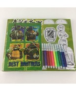 Teenage Mutant Ninja Turtles Best Brothers Activity Set Stickers Color 2... - £11.61 GBP