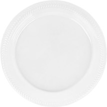 7&quot; Disposable Round Clear Plastic Cuisine Lunch Plates 400pcs - £45.98 GBP
