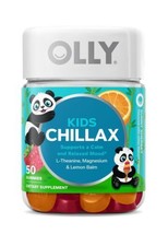 OLLY Kids Chillax, Magnesium Gummies Plus L-Theanine, Lemon Balm, Calm Chews for - £14.24 GBP