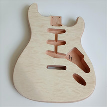 Single Wave Electric Guitar One Piece Mahogany Body,For ST Guitar Unpain... - £118.87 GBP