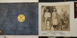 1928 Antique Kiwanis Club Seattle Wa Photo Whimsy Scrapbook 12th Con Ribbon Sigs - £138.52 GBP