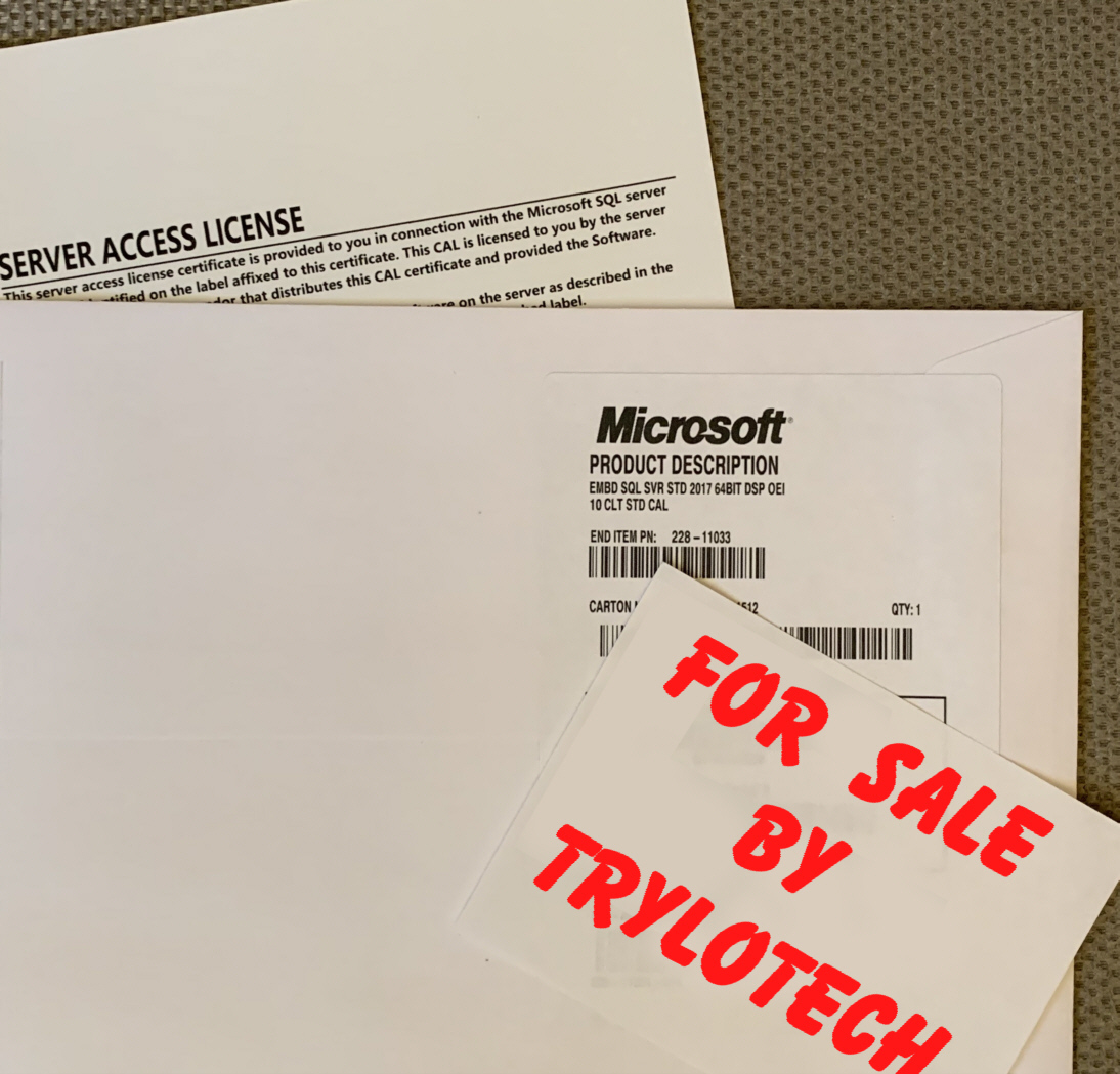 Microsoft SQL Server 2019 Enterprise +10CALs Factory Sealed License Pack NEW - $1,798.00