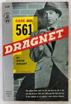 Dragnet Case No. 561 by David Knight, Pocket Books, 1956 Paperback - £14.12 GBP