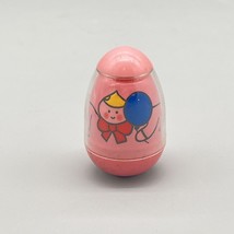 Vintage 1973 Hasbro Weebles Wobble 2&quot; Pink Baby Blue Balloon - £11.71 GBP