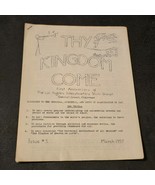 Thy Kingdom Come SpaceCraft Convention Issue No 3 UFO March 1957 UAP - $32.93