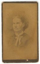 Antique ID&#39;d CDV Circa 1870s Lovely Older Woman &quot;Williams Grandmother Batchelor&quot; - £7.57 GBP