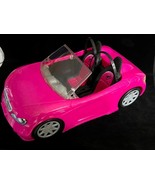 2013 Barbie Doll Glam Convertible Vehicle Pink Glitter Black w Black Sea... - $8.90