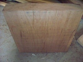 Very Nice Cherry PLATTER/BOWL Blank Lathe Turning Block Lumber Wood 12 X 12 X 2" - $43.51