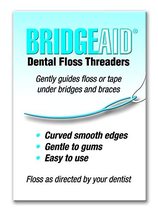 BridgeAid Dental Floss Threaders (1 Pack of 50) - $5.64+