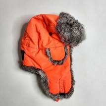 Mad Bomber Natural Rabbit Fur Blaze Orange Hunter Trapper Winter Hat Siz... - £22.28 GBP