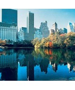 1980s New York City Postcard Continental Central Park Lake Hotels Italy ... - $27.43 CAD