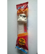 Star Wars Clone Storm Trooper Pez Dispenser Red Cello Bag  &amp; Candy 1990s?? - $186.75 MXN