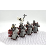 8pcs Crusader Army The Mounted Knights of Tripoli Minifigures Set - £15.92 GBP