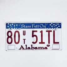  United States Alabama Stars Fell Trailer License Plate 80 UT 51TL - £14.81 GBP