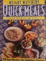 Weight Watchers Quick Meals 1995 Hardcover Cookbook - £6.74 GBP