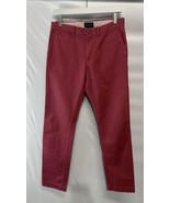 J.Crew Men&#39;s 484 Slim Fit 100% Cotton Flat Front Chino Trousers Pants  2... - $36.59 CAD