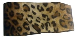 Islands Earth Sweat Headband. Triple Layers. African Leopard Print/Black Cotton/ - £14.09 GBP