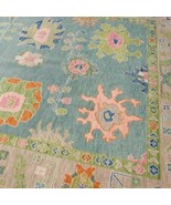 Indian handmade handknotted carpet in oushak pattern design - $330.00 - $1,850.00