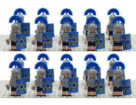 20pcs Roman Centurions (Blue) Minifigure Building Blocks Toys - £23.04 GBP