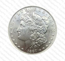 1887 O Morgan Silver Dollar Commemorative COPY coin - £11.80 GBP