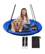 43&quot; Flying Saucer Swing For Kids Outdoor, Large Round Tire Swings For Tr... - $101.99