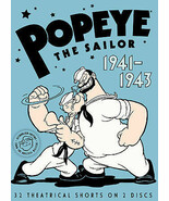 Popeye the Sailor 1941-1943 Volume Three 2-DVD Set Animation Classic Car... - $116.93 CAD