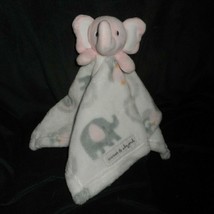 Blankets & Beyond Baby Pink Elephant Security Blanket Stuffed Animal Plush Toy - $37.05