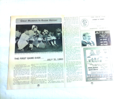 1971 Oakland Raiders Magazine 2 Page Article The First Game Ever July 31... - $8.99