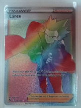 Lance Secret Rainbow Rare 206/195 | Silver Tempest | Pokemon TCG - $12.42