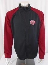 NSA Canada Collection Large Polyester Front Zipper Red and Black Sport J... - $11.87