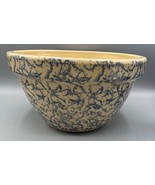 RRP Robinson Ransbottom 9&quot; Spongeware Mixing Bowl Ceramic - $455.17 MXN