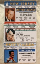 The Rat Pack 3 Card Set Novelty cards Frank Sinatra Dean Martin Sammy Davis Jr - £21.03 GBP