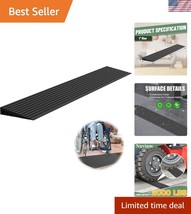 Enhanced Safety 1&quot; Rise Rubber Ramp - 2000 Lbs Load Capacity, Non-Slip S... - €51,78 EUR