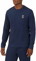 FILA Mens Long Sleeve Crew Neck Lightweight Sweatshirt , Peacoat , S - £17.79 GBP