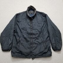 Vintage American Eagle Puffer Jacket Mens Large Black Lightweight - €24,43 EUR