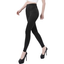 Vertical Stripes Slim Skinny Stretch Leggings - £19.96 GBP