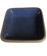 VINTAGE Heath Ceramics Blue &amp;tan Ombre Tapas Square Dish Plate One Plate - $1,039.26 MXN