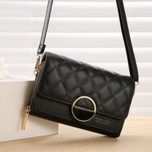 Lady Shoulder Bag Sewing PU Leather Small Size And Large Capacity Women`s Bag Da - £22.21 GBP