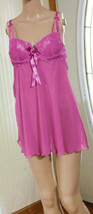 Delicates Dusty Rose Lingerie Nightie - Size S - Form Fitted Padded Cups... - $18.79