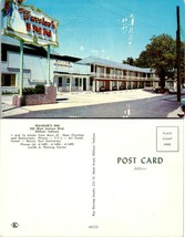 Indiana Elkhart Traveler&#39;s Inn Old Sign Lucille Fleming Realtor Vintage Postcard - £5.20 GBP