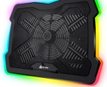 KLIM Ultimate + RGB Laptop Cooling Pad with LED Rim + Gaming Laptop Cool... - £93.72 GBP