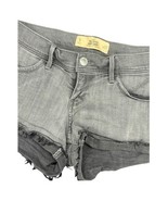 Hollister Low Rise Gray Wash Denim Jean Short Shorts Women&#39;s Size 5 W27 - $15.99