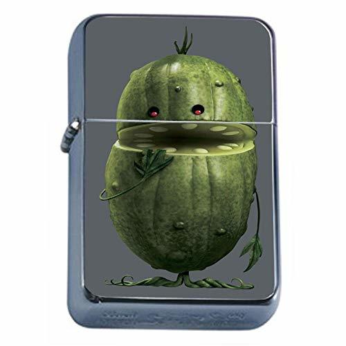 thumbnail image 2 of Cactus Desert Plant Flip Top Oil Lighter S5 Smoking Cigarette Smoker Includes Silver 2 of 13