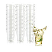 120 X Mini Shot Glasses Clear Hard Plastic 0.68 Oz 20Ml Party Cups Cater... - $35.99