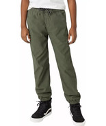 Weatherproof Boys Size XS 5/6 Fleece Lined Adj Waist Green Pants NWT - $13.49